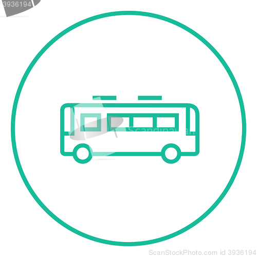 Image of Bus line icon.