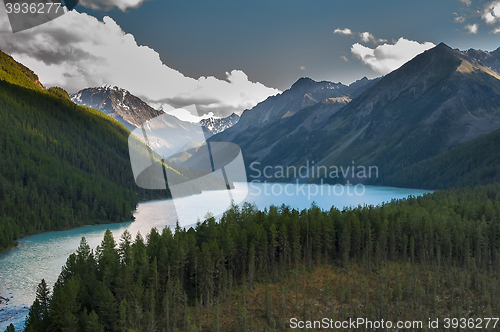 Image of Kucherla lake. Altai. Russia