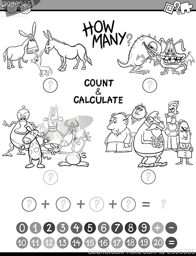 Image of educational avtivity coloring book