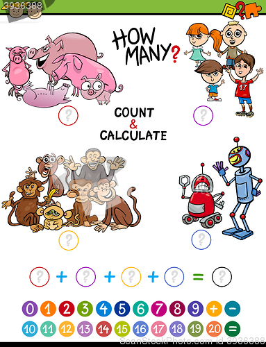 Image of mathematical activity for children