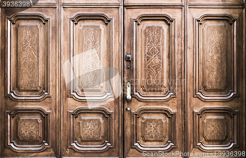 Image of Freemasonry door entrance