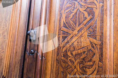 Image of Freemasonry door entrance detail