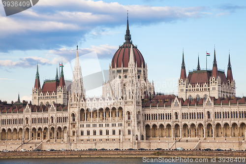 Image of Budapest parliament view