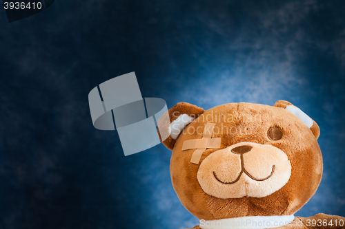 Image of Injured Teddy Bear