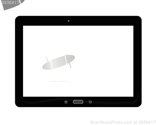 Image of illustration of black tablet