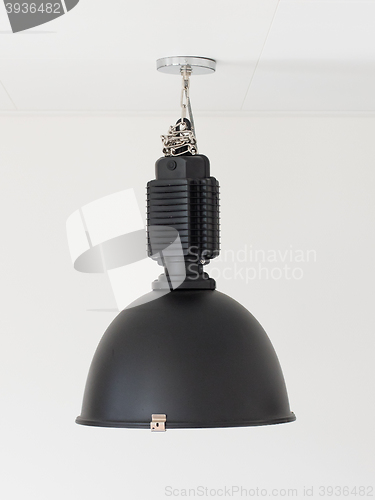 Image of Lamp hanging on the ceiling