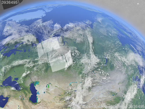 Image of Russia from space