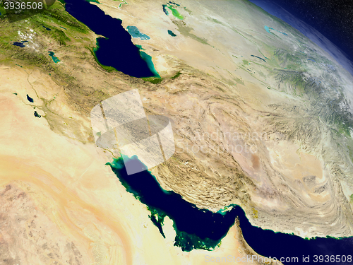 Image of Iran from space