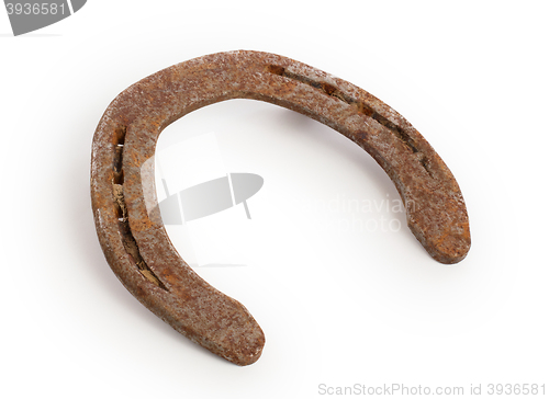 Image of Old rusty horseshoe