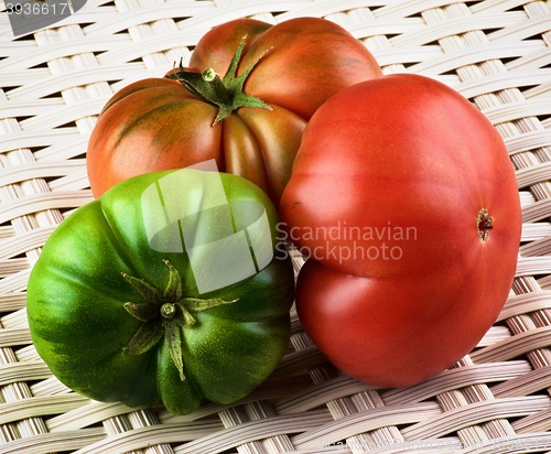 Image of Multicolored Raw Tomatoes