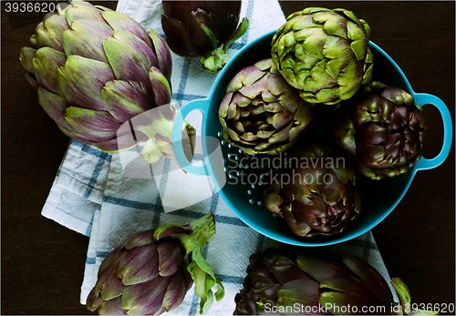 Image of Perfect Raw Artichokes