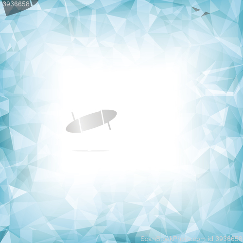 Image of Azure Polygonal Background