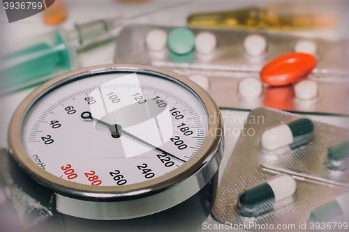 Image of High blood pressure - hypertensive crisis and medications to tre