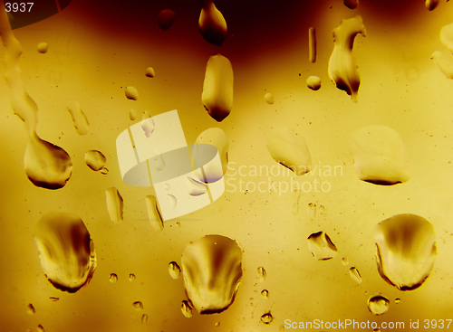 Image of Droplets in Yellow