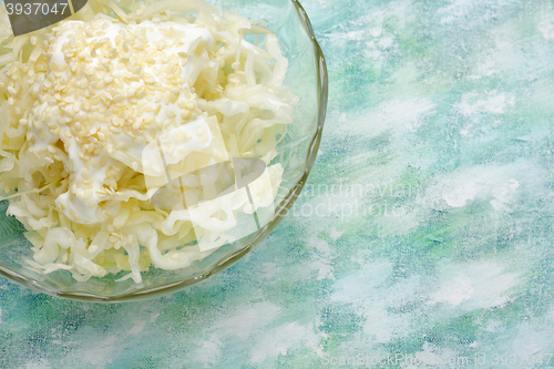 Image of White cabbage salad