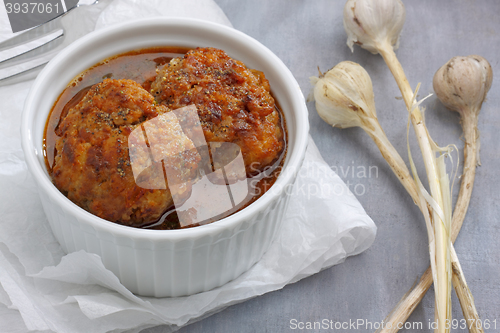 Image of Meatballs in broth