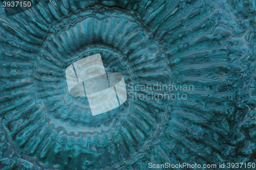 Image of blue spiral texture