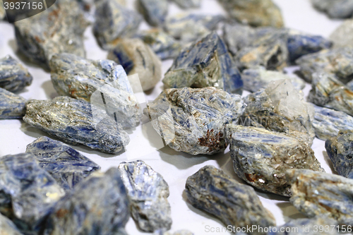 Image of kyanite minerals background