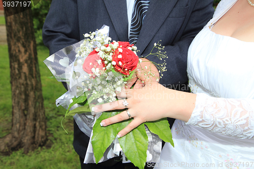 Image of wedding rose decoration