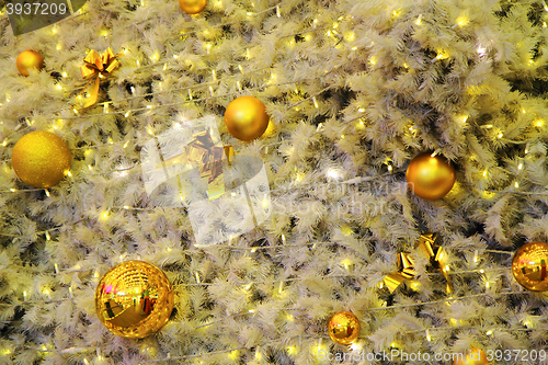 Image of christmas lights color background