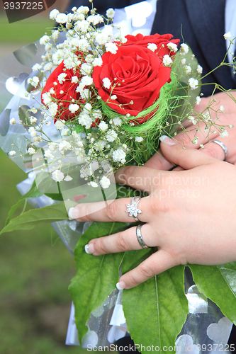Image of wedding rose decoration