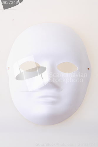 Image of white carnival mask