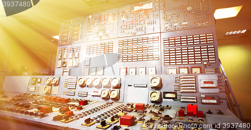 Image of Control room of an old power generation plant