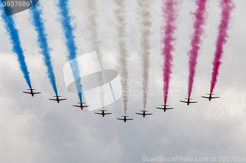 Image of air show at London