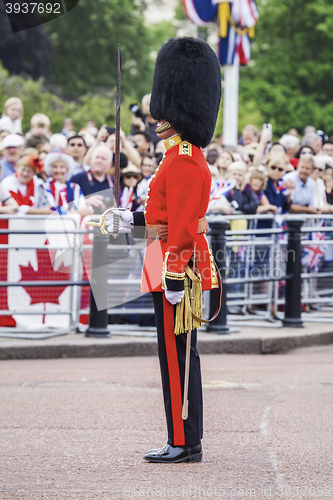Image of guard in London