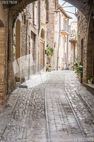 Image of typical italian city street