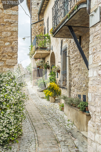 Image of typical italian city street