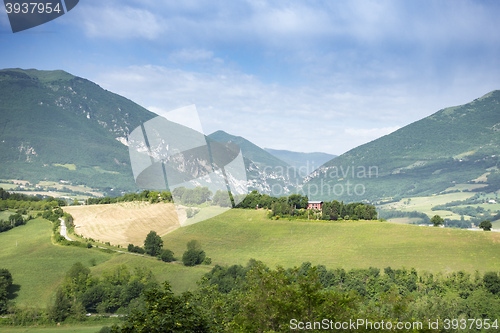 Image of nice view in Italy Marche near Camerino