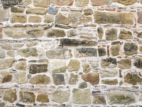 Image of red sand stone wall