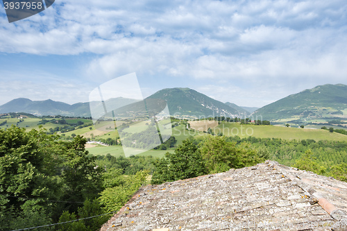 Image of nice view in Italy Marche near Camerino
