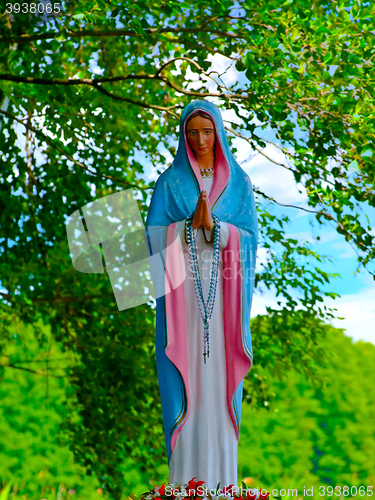 Image of Lithuania. Statue of Virgin  Mary