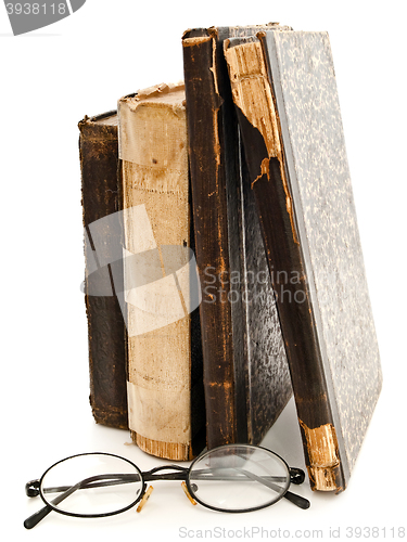 Image of Glasses And Old Books