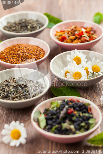 Image of Assortment of dry tea