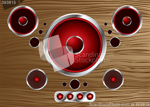 Image of wood speaker