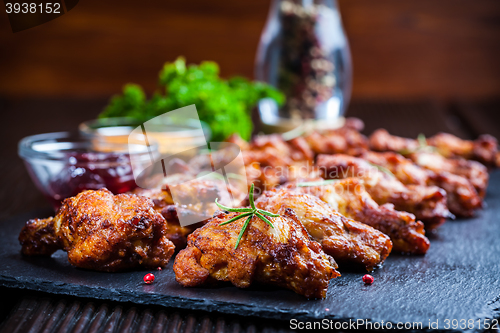 Image of BBQ chicken wings 