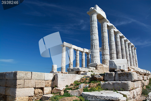 Image of Temple at Cape Sounion, Greece