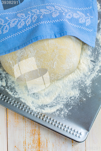 Image of Dough for bread.