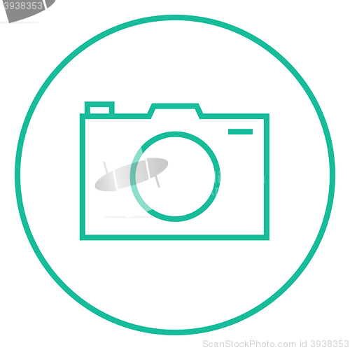 Image of Camera line icon.