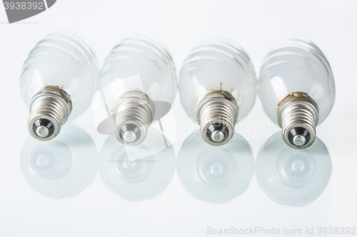 Image of Light bulb isolated on white,  Realistic photo image