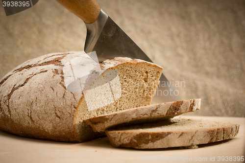 Image of A slice of bread with butter 