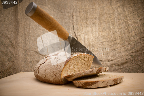 Image of A slice of bread with butter 