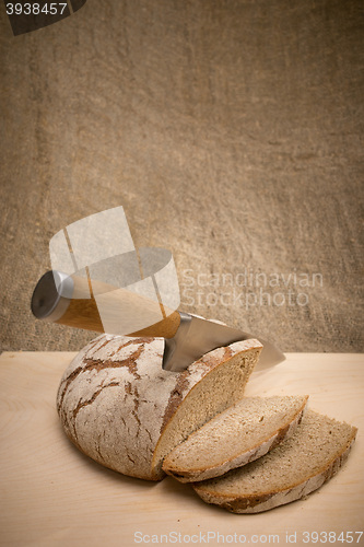 Image of A slice of bread with butter 