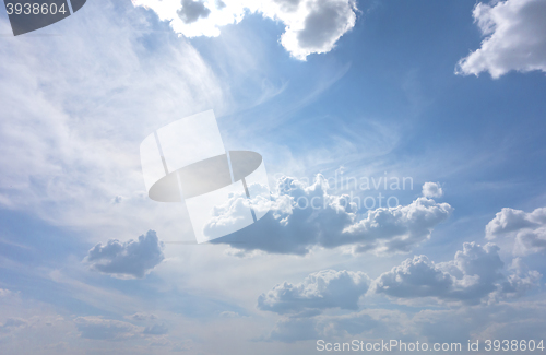 Image of blue sky background