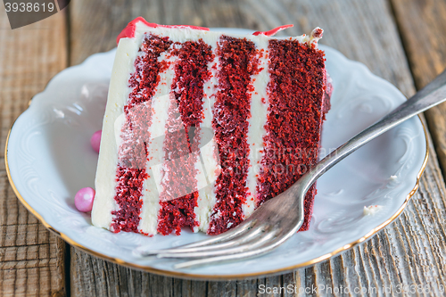Image of Piece of cake Red velvet.