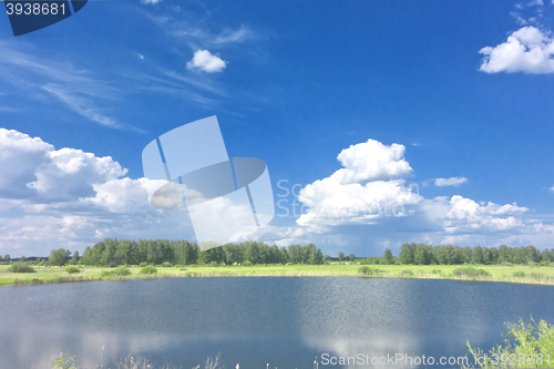 Image of summer lake landscape