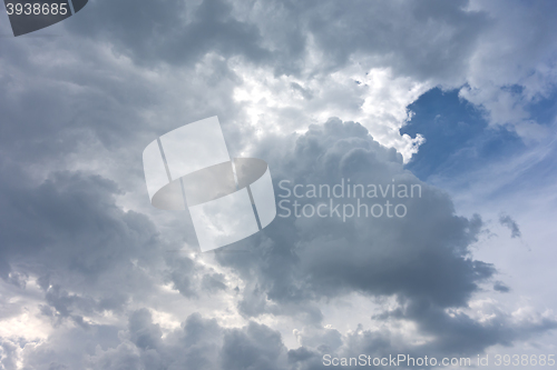 Image of blue sky background